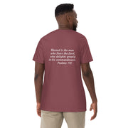 High Value Man T-Shirt (white writing)