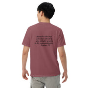 High Value Man T-Shirt (black writing)