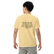 High Value Man T-Shirt (black writing)