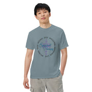 Men Spiritual Therapy T-Shirt (black writing)