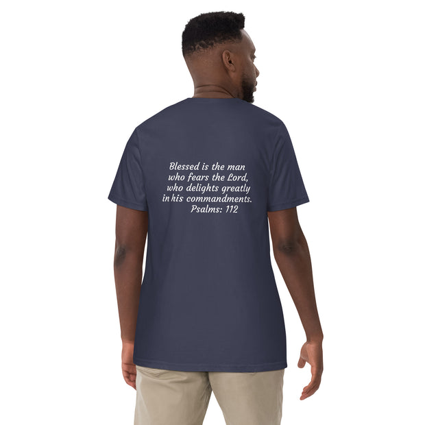 High Value Man T-Shirt (white writing)