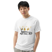 High Value Man T-Shirt (black writing)