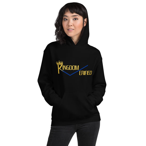 Women Kingdom Verified Hoodie (Scripture in white)