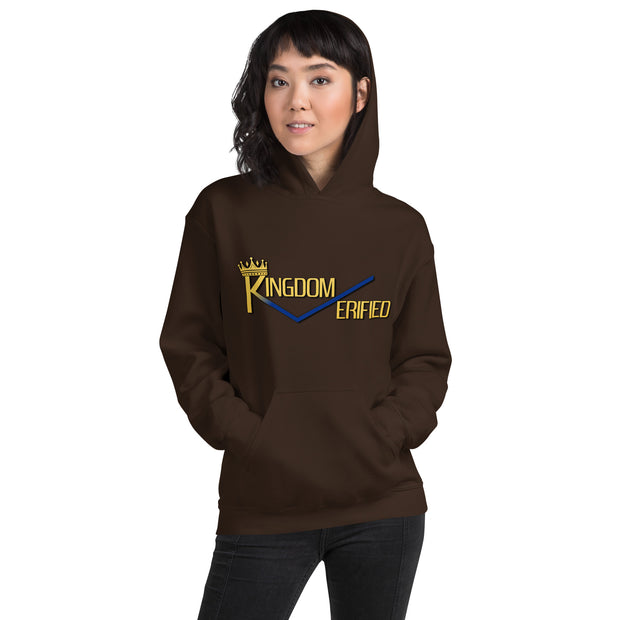 Women Kingdom Verified Hoodie (Scripture in white)