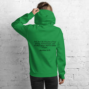 Women Kingdom Verified Hoodie (Scripture in black)