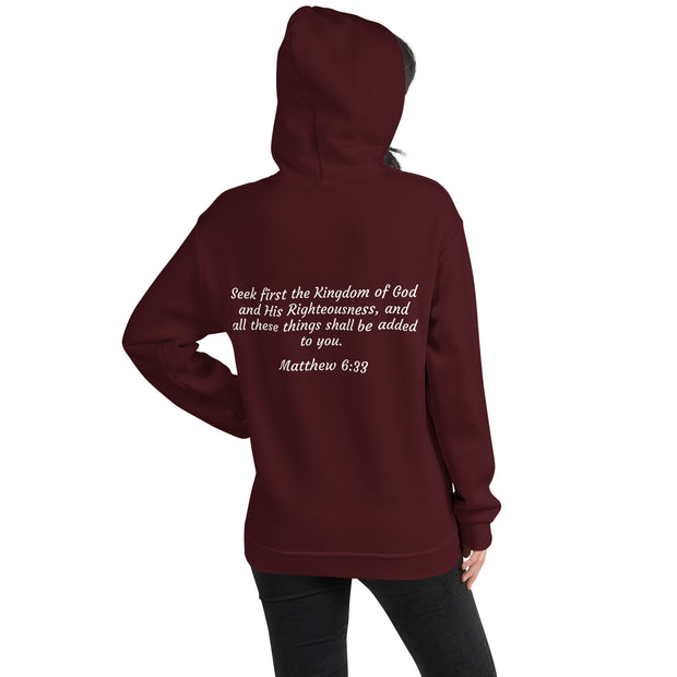 Women Kingdom Verified Hoodie (Scripture in white)