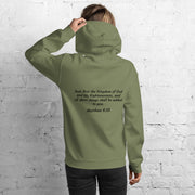 Women Kingdom Verified Hoodie (Scripture in black)