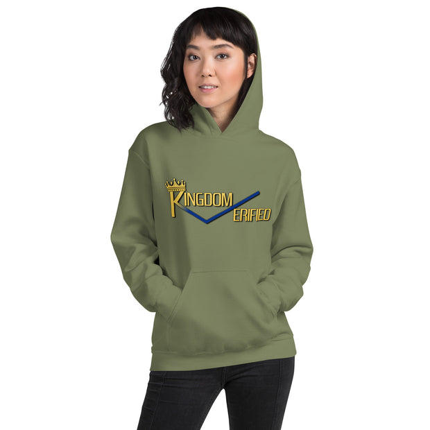 Women Kingdom Verified Hoodie (Scripture in white)