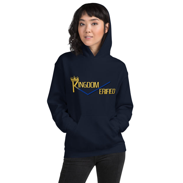 Women Kingdom Verified Hoodie (Scripture in white)