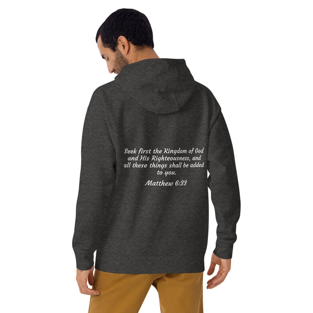 Men Kingdom Verified Hoodie (Scripture in white)