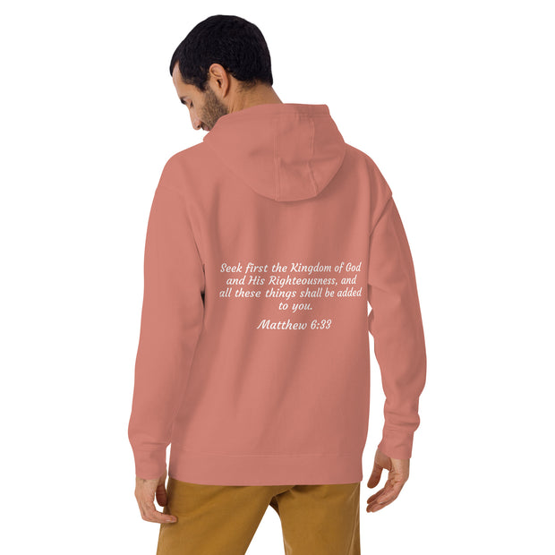 Men Kingdom Verified Hoodie (Scripture in white)