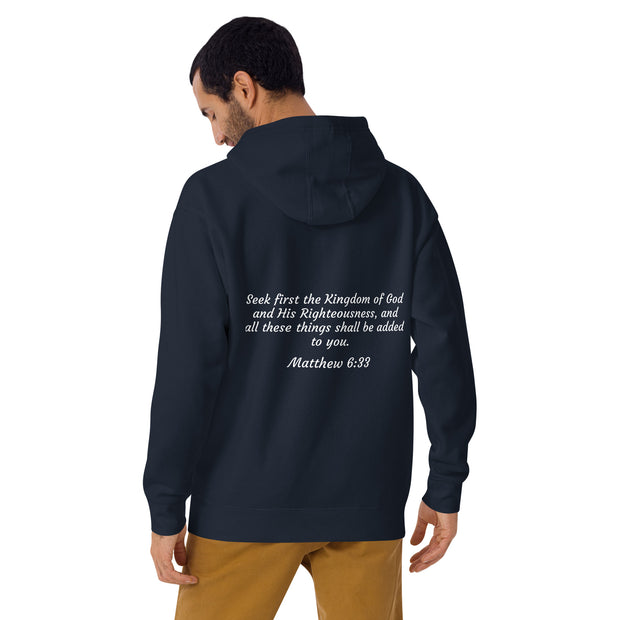 Men Kingdom Verified Hoodie (Scripture in white)