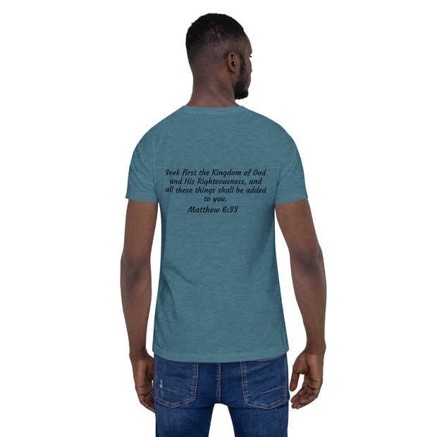 Men Kingdom Verified T-Shirt (Scripture in black)