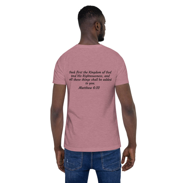 Men Kingdom Verified T-Shirt (Scripture in black)