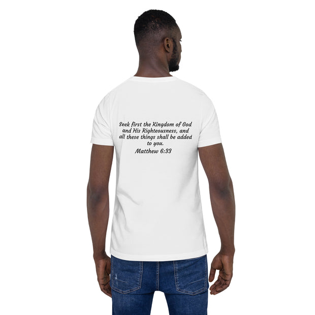 Men Kingdom Verified T-Shirt (Scripture in black)