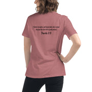 High Value Woman T-Shirt (black writing)