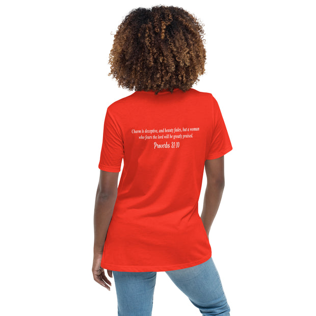 High Value Woman T-Shirt (white writing)