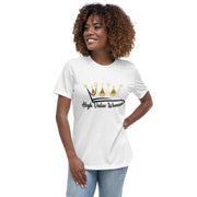 High Value Woman T-Shirt (black writing)