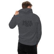 High Value Man Hoodie (black writing)