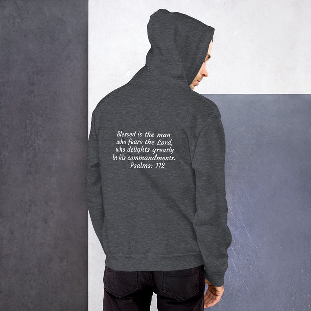 High Value Man Hoodie (white writing)