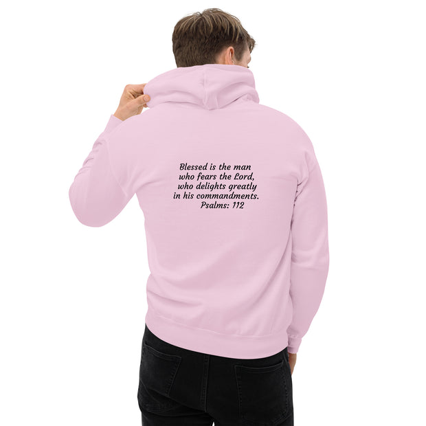 High Value Man Hoodie (black writing)