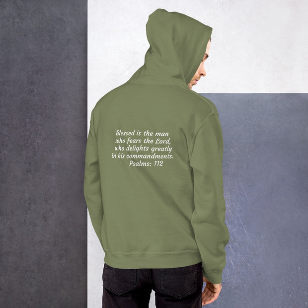 High Value Man Hoodie (white writing)