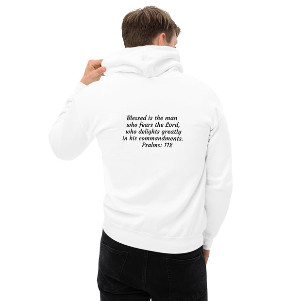 High Value Man Hoodie (black writing)