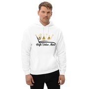 High Value Man Hoodie (black writing)