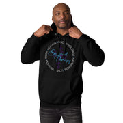 Men Spiritual Therapy Hoodie (white writing)