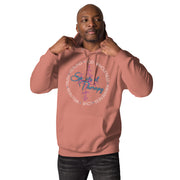 Men Spiritual Therapy Hoodie (white writing)