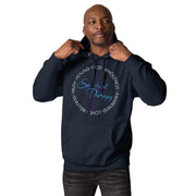 Men Spiritual Therapy Hoodie (white writing)