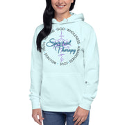 Women Spiritual Therapy Hoodie (black writing)